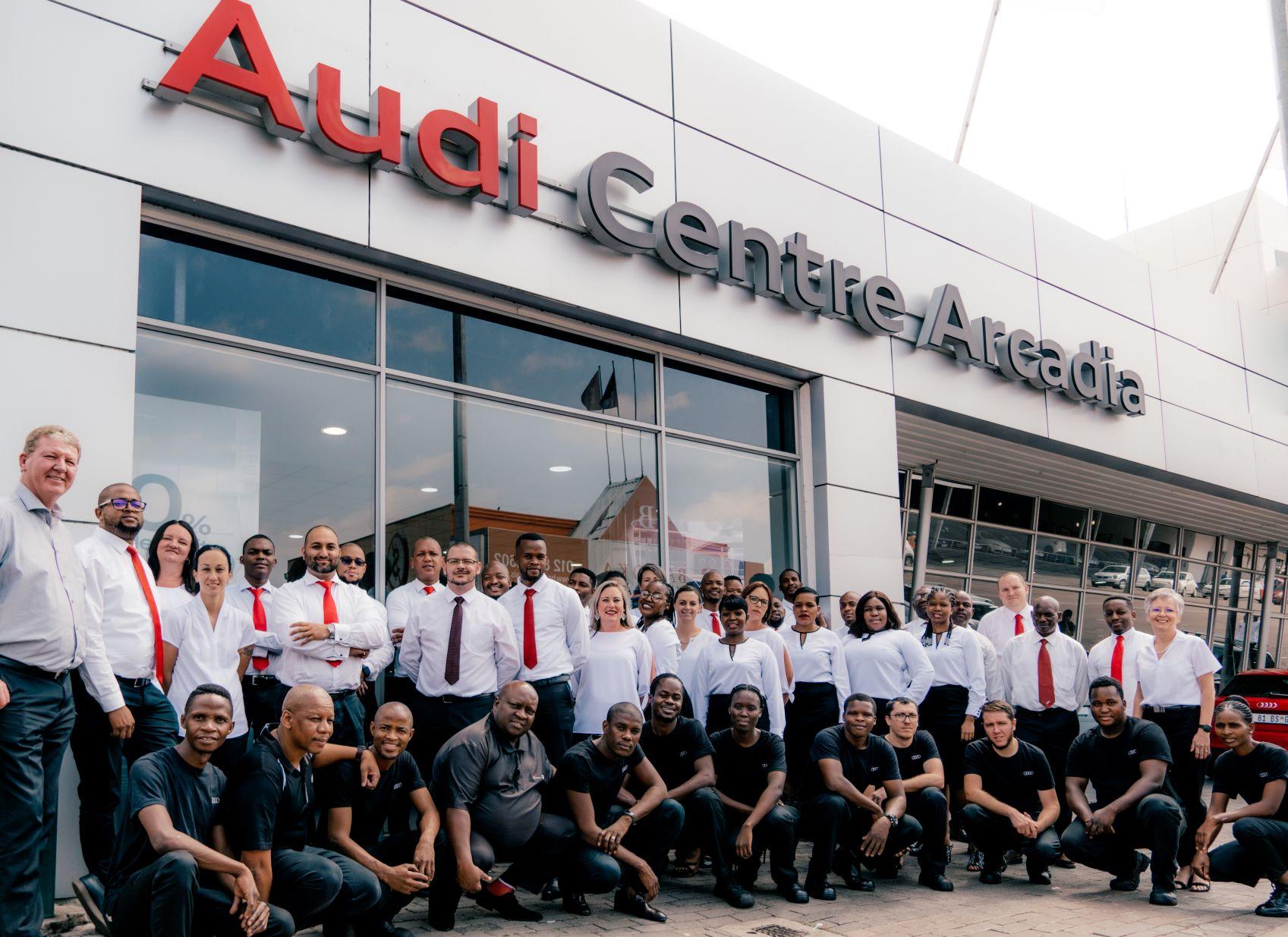 The team at Audi Centre Arcadia.