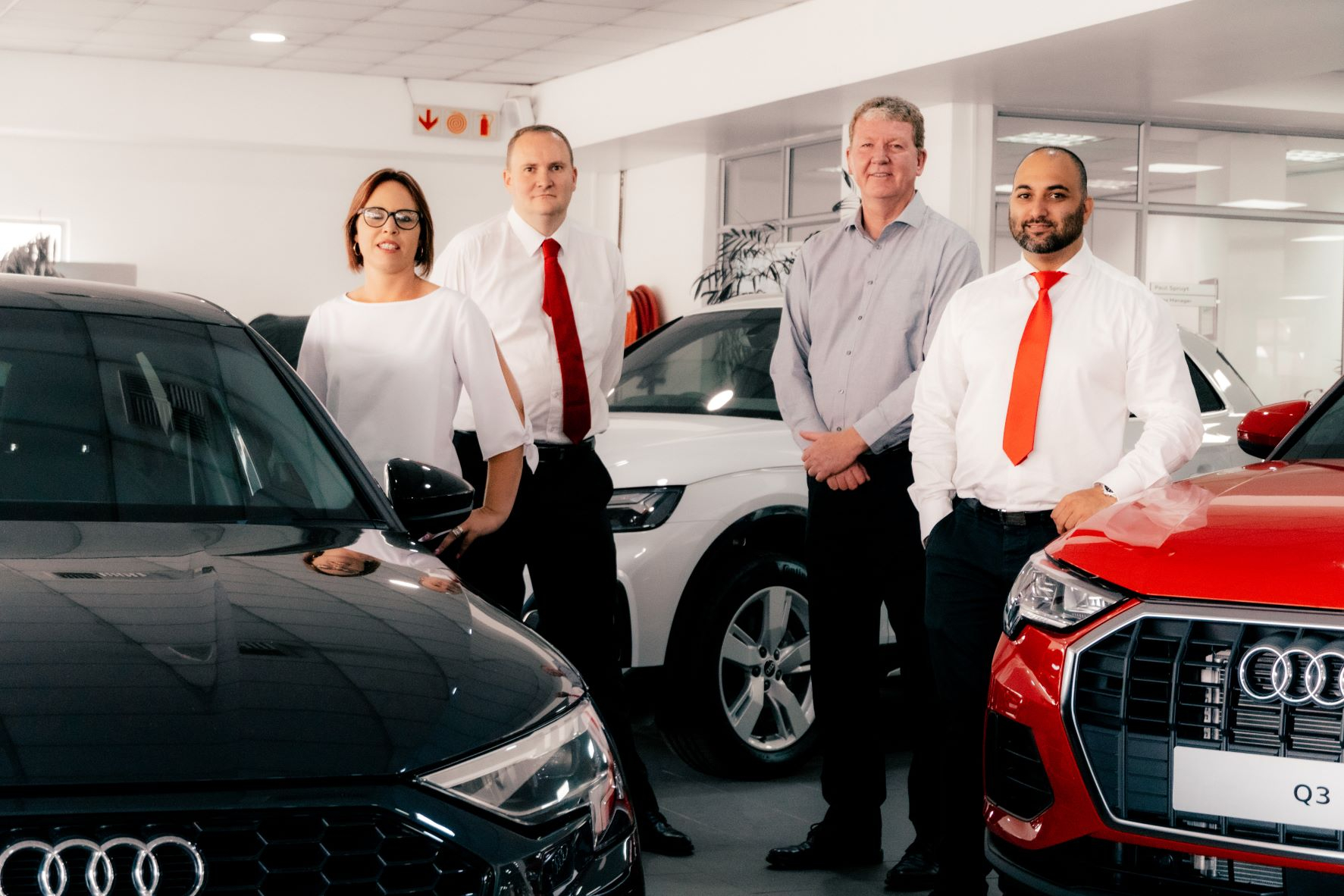 The other award winners – Gwen Pienaar, Paul Spruyt, Phillip Clough and Kristof Seeger.