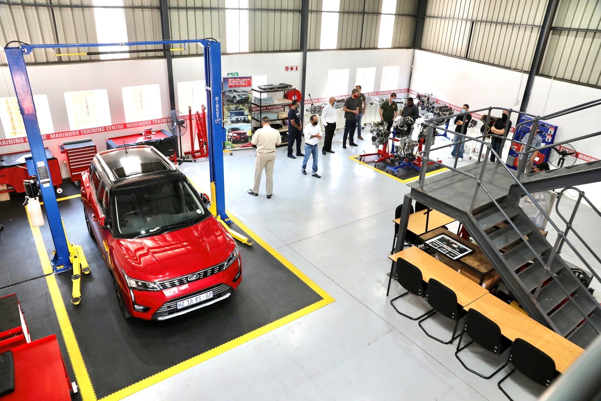 Attendees at the opening of the new Mahindra Training Centre in Centurion, Gauteng