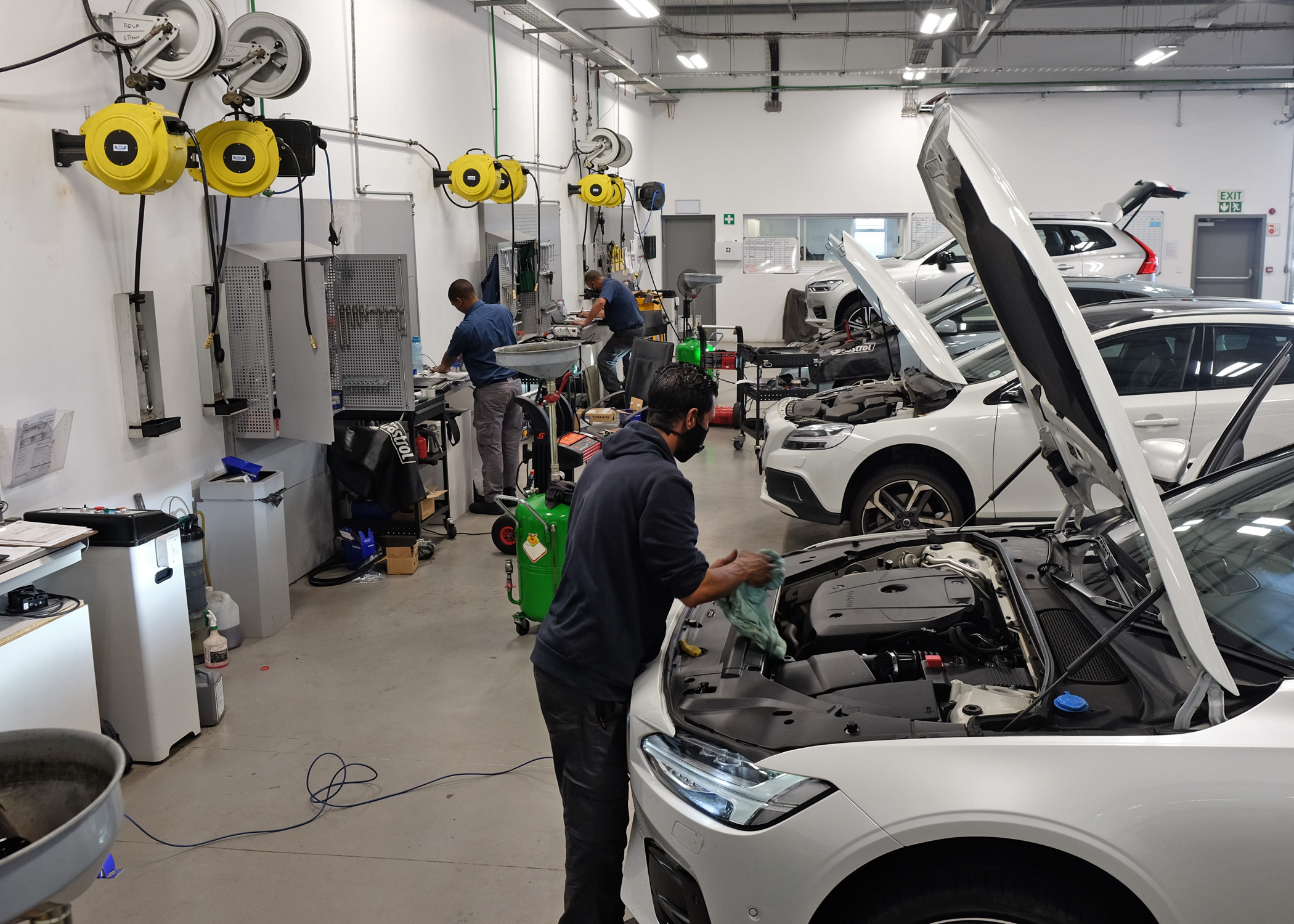 Rola Volvo Helderberg workshop.