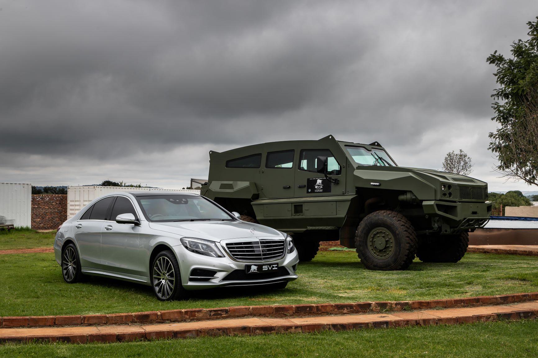 SVI armoured vehicles.