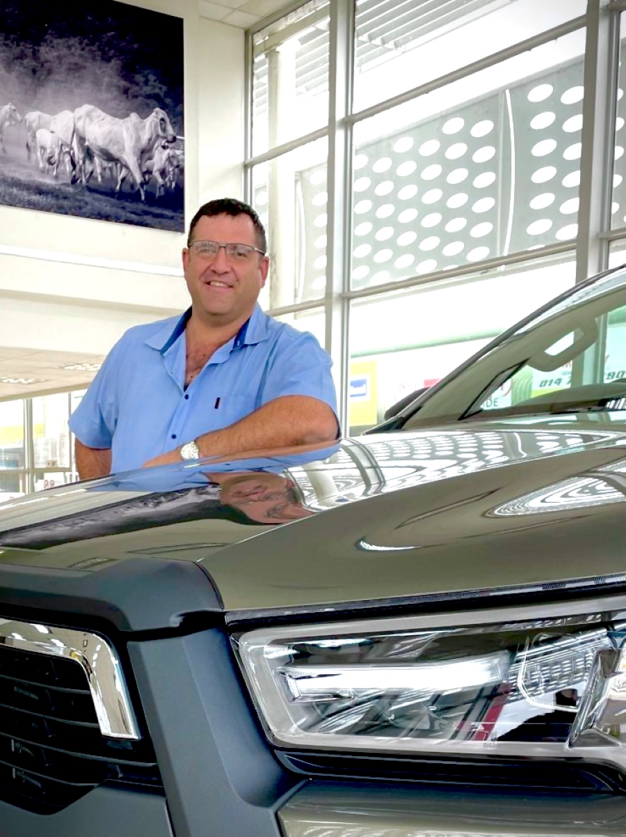 André Lötter, Dealer Principal at the Toyota dealership.