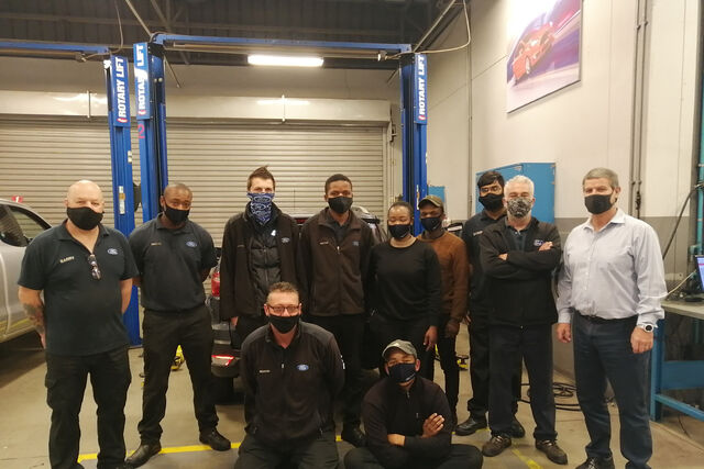 Ford Alberton workshop team